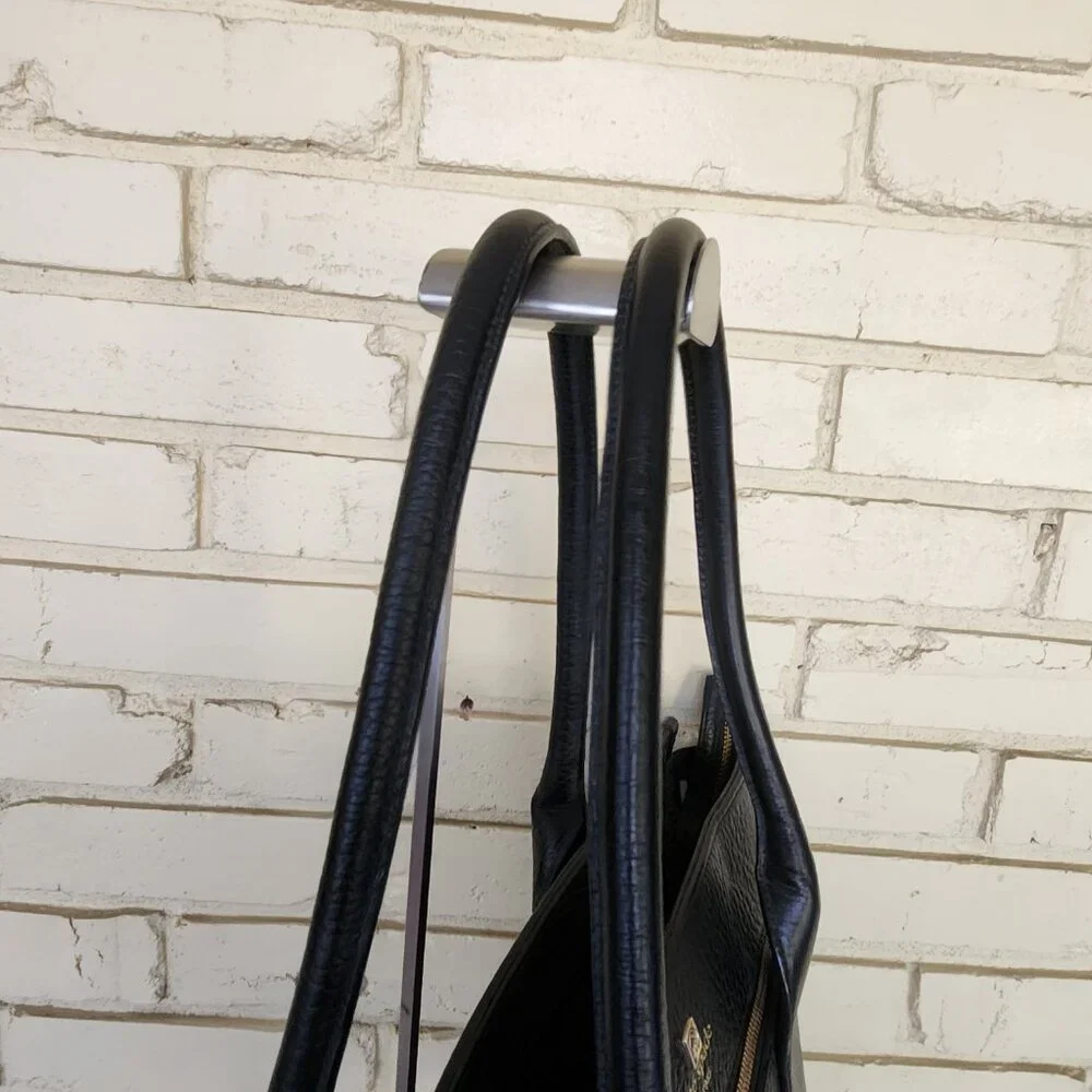 Like New Kate Spade Southport Ave Black Leather Tote Bag Large Purse